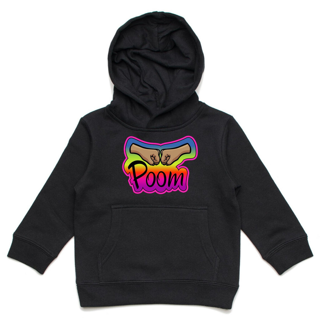 KIDS POOM HOODIE (BLACK)