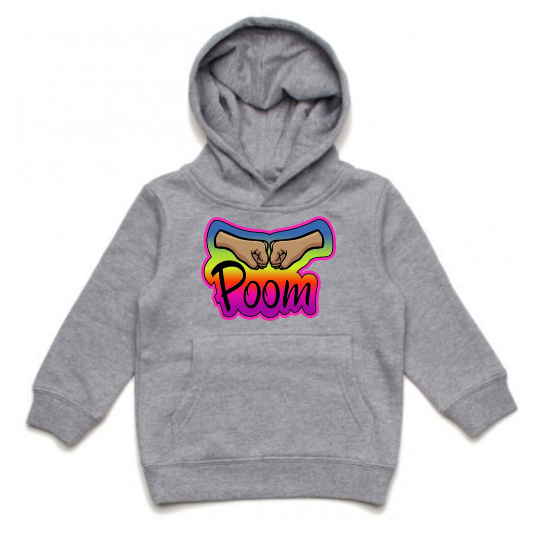 KIDS 'POOM' HOODIE (GREY)